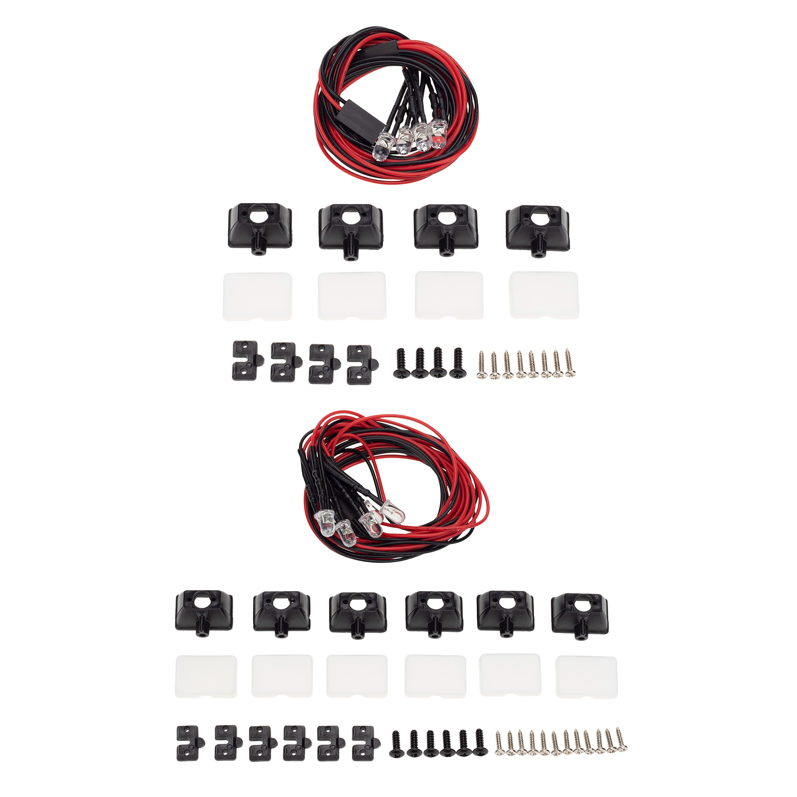 Ultra Bright LED Light Bar Roof Lamp for Axial SCX10 90046 110 1:10 RC Rock Car Vehicle DIY Spare Parts
