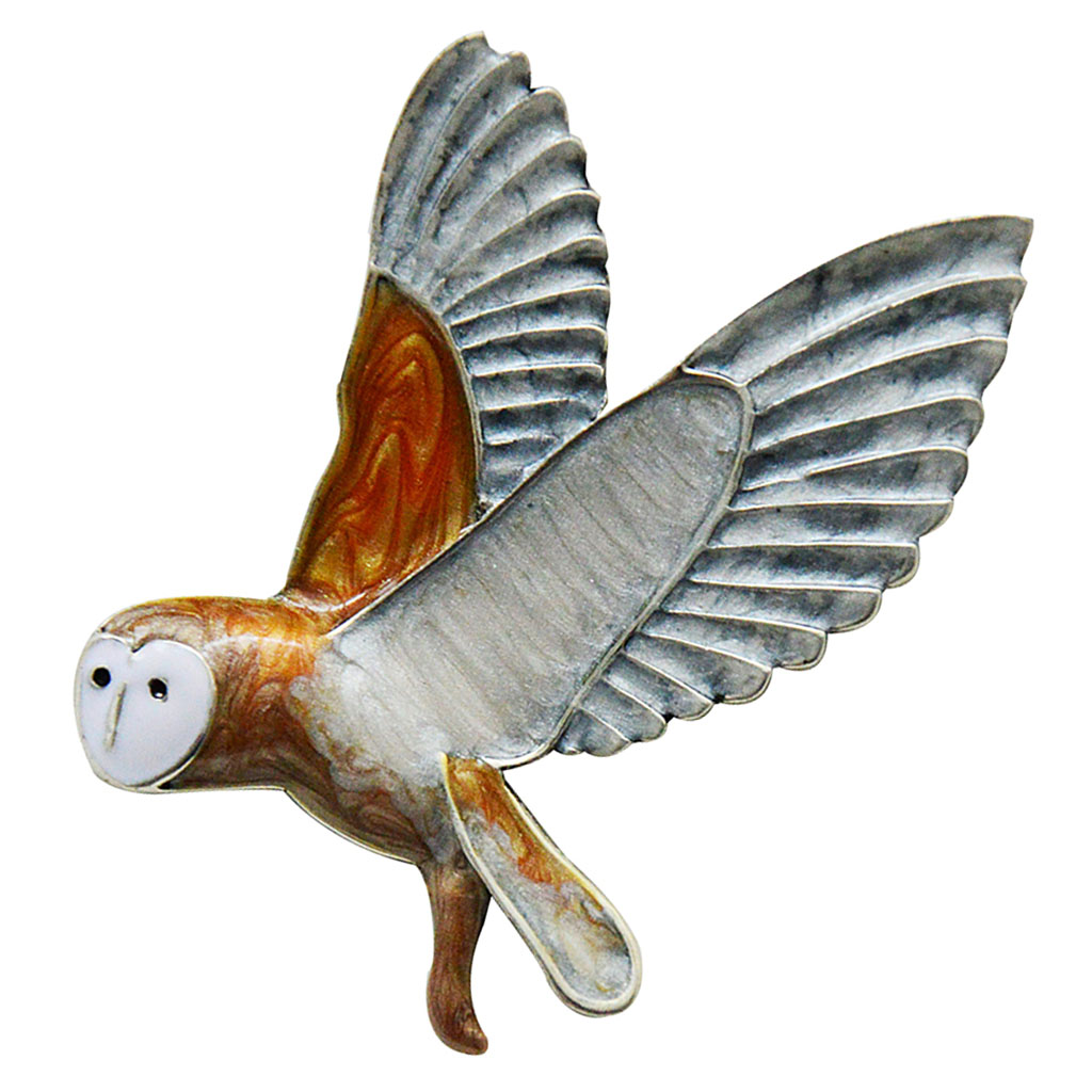 Enamel Crystal Rhinestone Owl Bird Brooch Pin Insect Lapel Pin Brooch