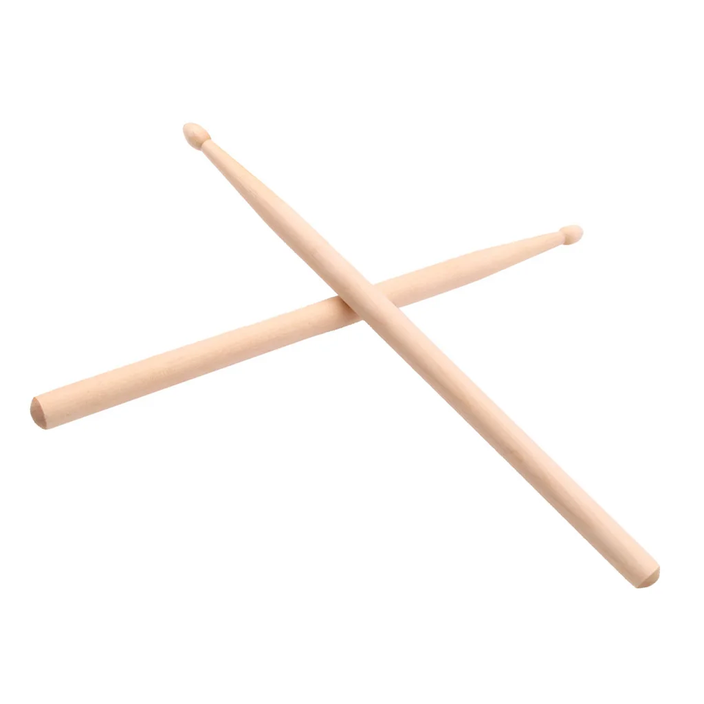 2pcs 5A Maple Classic Drumsticks Drum Beaters Rods For Children Kids Snare Drum Hand Percussion