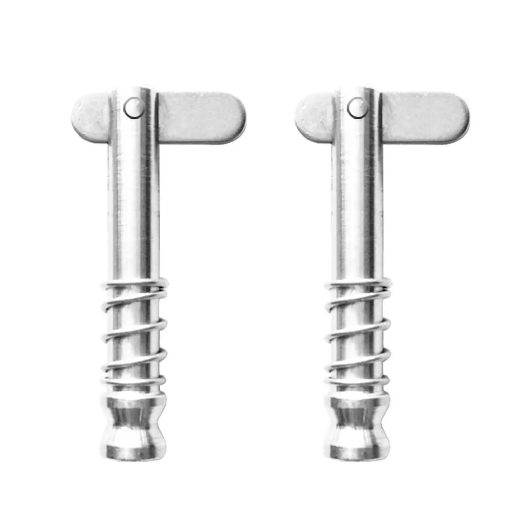 Pack of 2 Pieces Heavy Duty 316 Stainless Steel Pins Hardware for Boat Top Deck Hinge