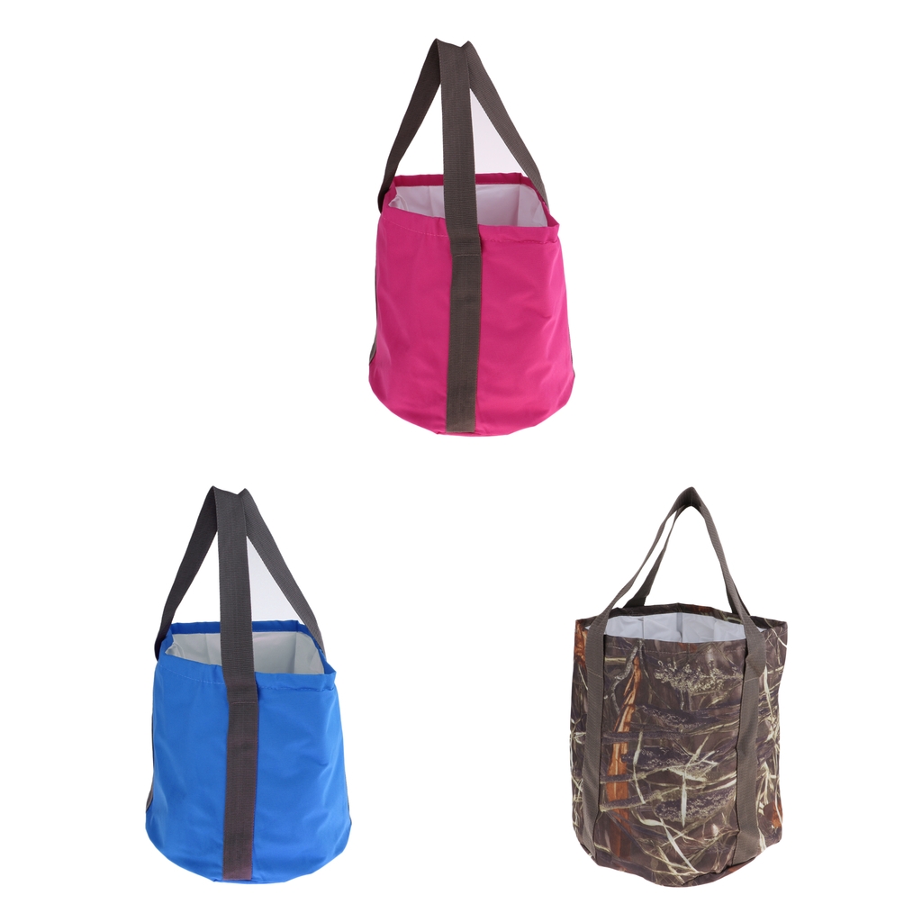 Travel Outdoor Camping Hiking Storage Pouch Collapsible Water Bucket Lightweight Large Capacity Folding Foot Washing Basin