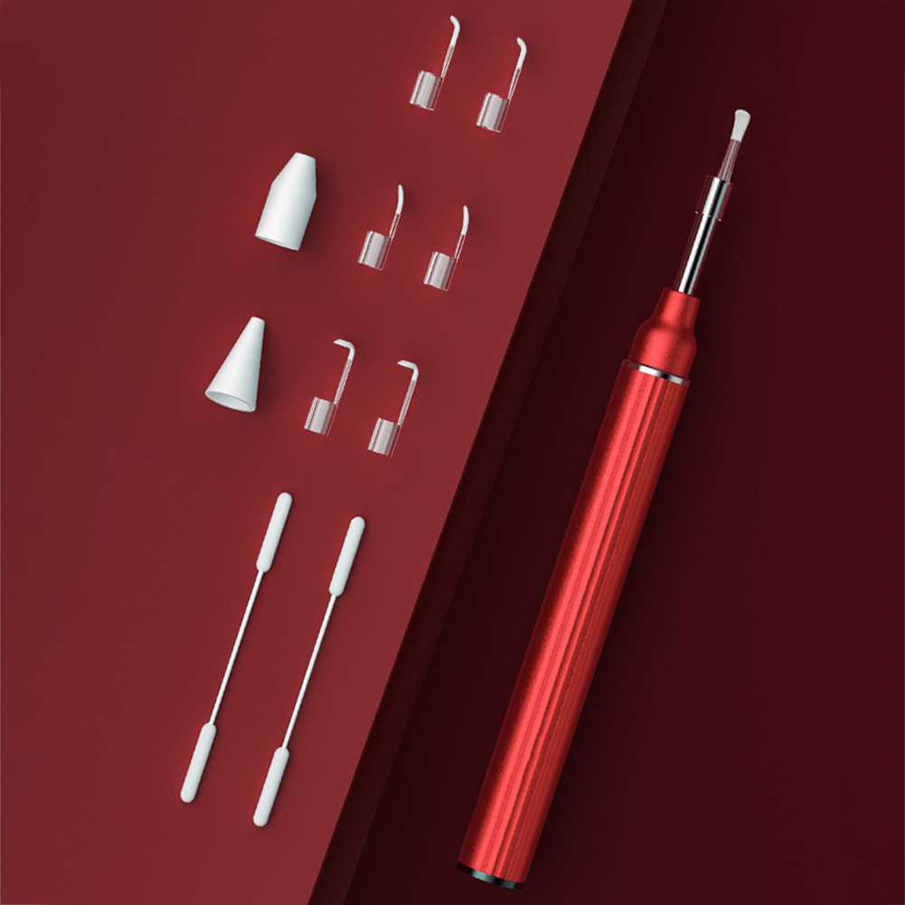 Earwax remoção 6led luz visual inteligente ferramenta