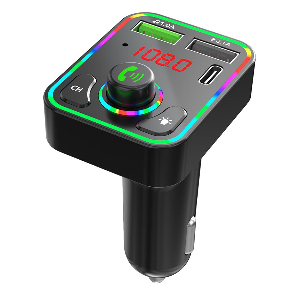 Bluetooth 5,0 FM-передатчик с двумя USB 