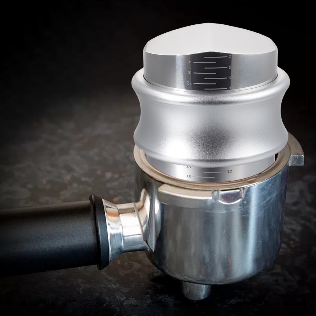 Double-Head Coffee Distributor Espresso Tamper Coffee Leveler Espresso Distribution Tool Adjustable Depth