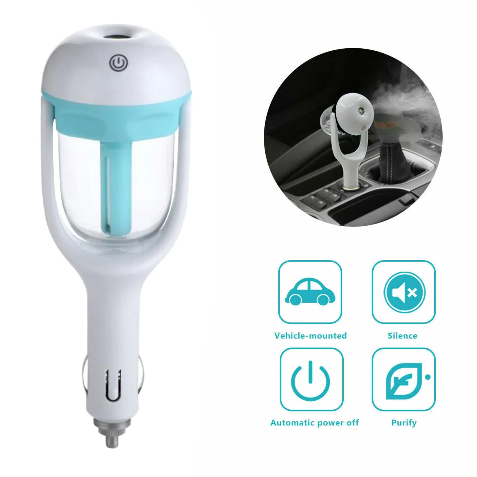 12V Car Air freshener Mini Car Humidifier Air Purifier Aroma and Essential oil diffuser car Aromatherapy Mist Maker