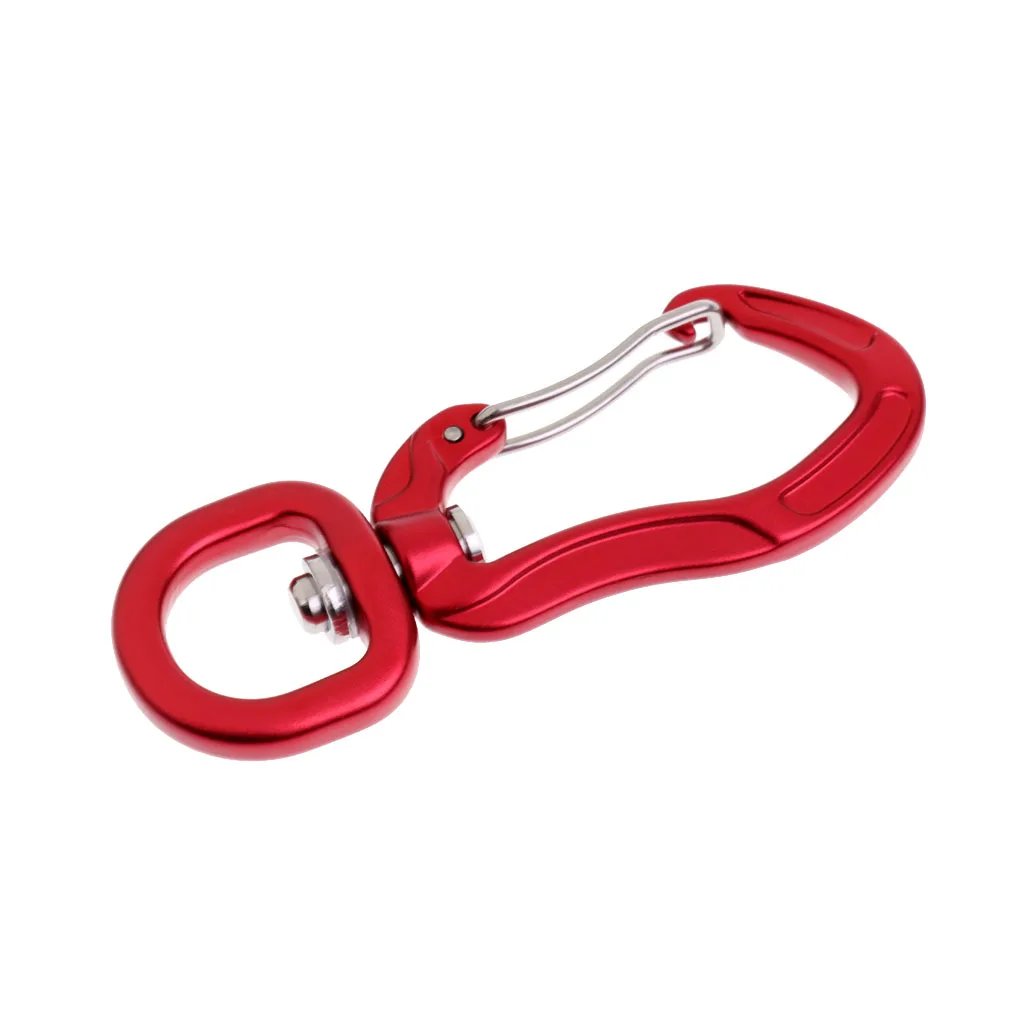 400KG Swivel Carabiner Outdoor Climbing Camping Eye Snap Hook Backpack Keychain Key Hanging Luggage Strap Dog Chain Connertor