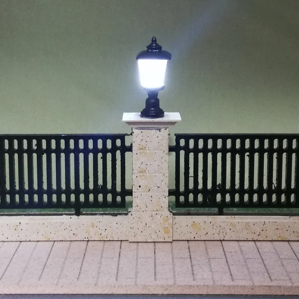 1: 100 Railway Layout LED Street Light Lighting for Outdoor Courtyard Decoration