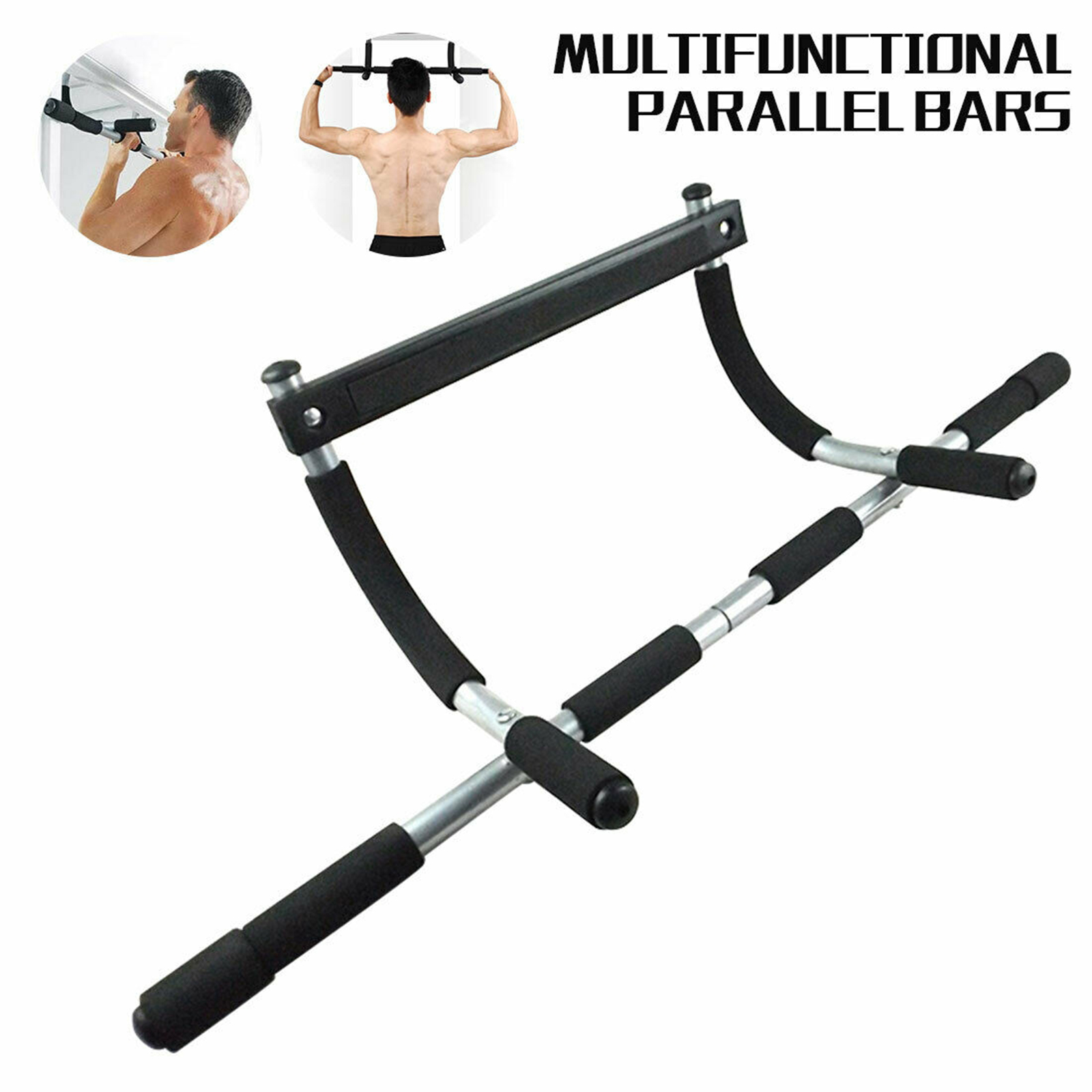 Doorway Pull Up Bar no Screw Gymnastic Chin Up Bars Dips Situps Pushups Bar for Home Gym Exercise Workout Equipment