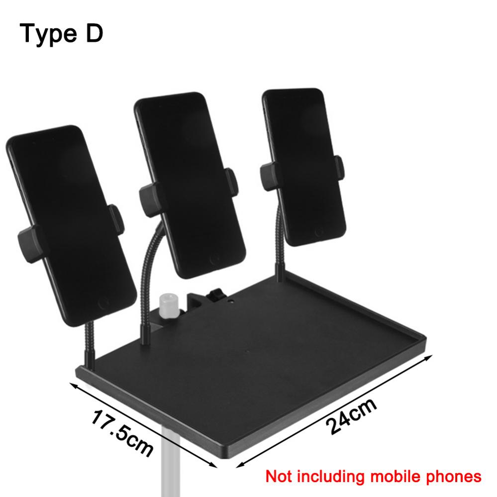 microfone rack suporte telefone clipe titular microfone