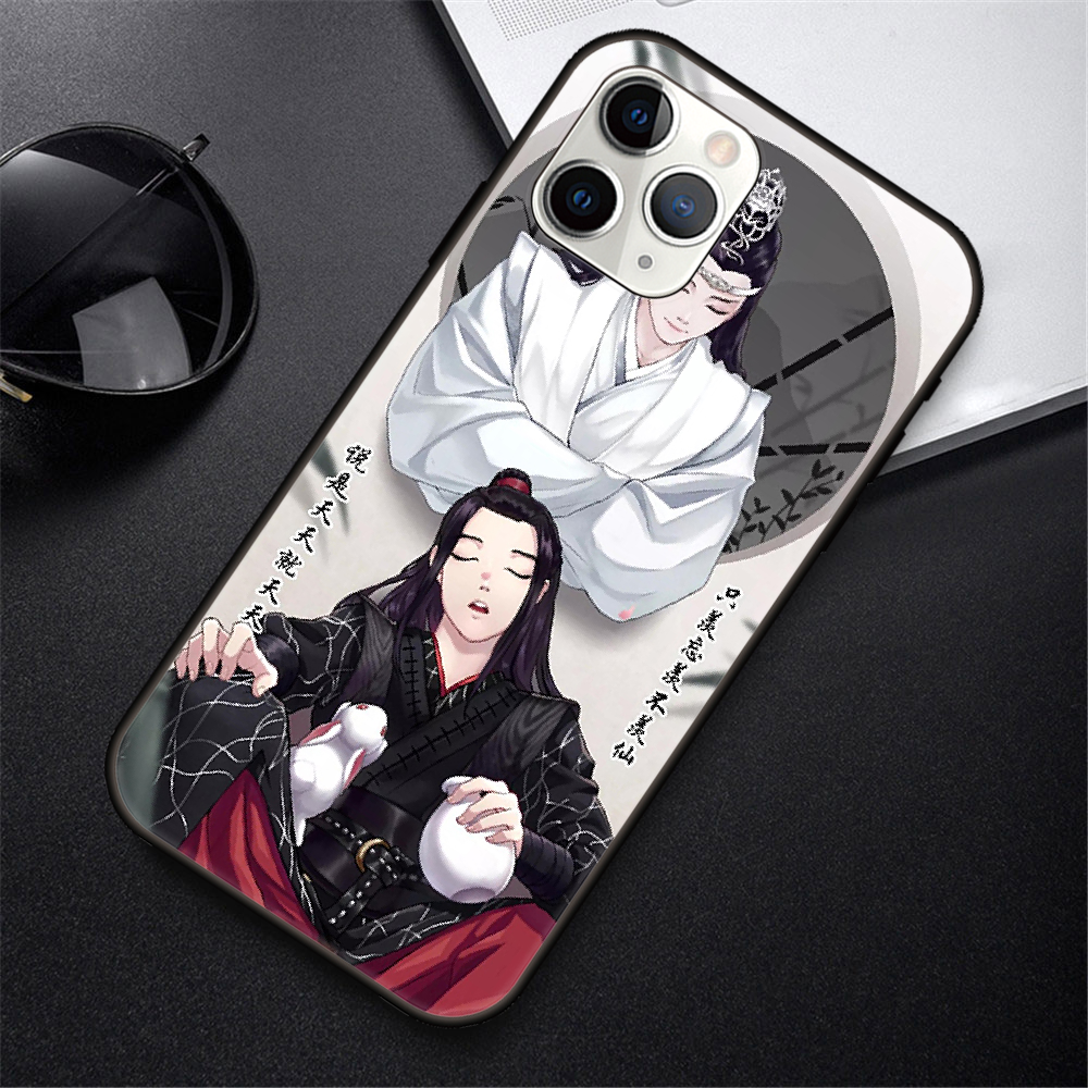 Phone Case For IPhone 12 Mini 11 Pro XR X MAX SE XS 5 6 6S 7 8 E Plus Black Cover Etui Tpu Back Silicone Hoesjes Mo Dao Zu Shi lifeproof case iphone xr