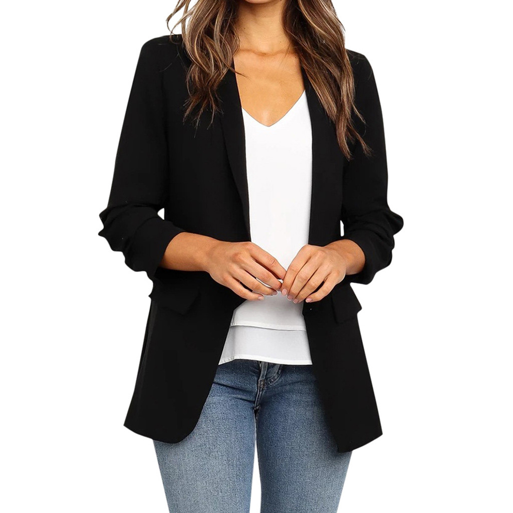 2022 Autumn Winter Women Loose Blazer 