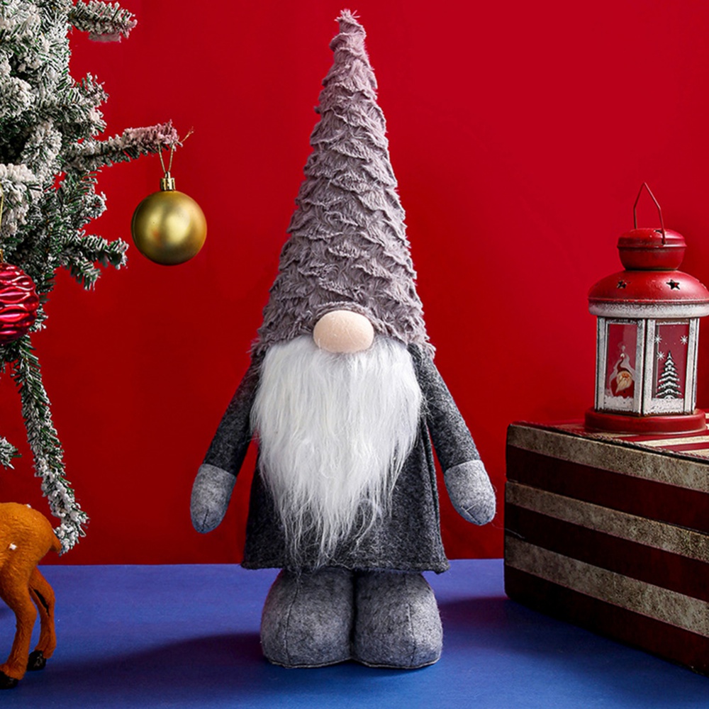 Natal de pelúcia gnomos decoração com retrátil