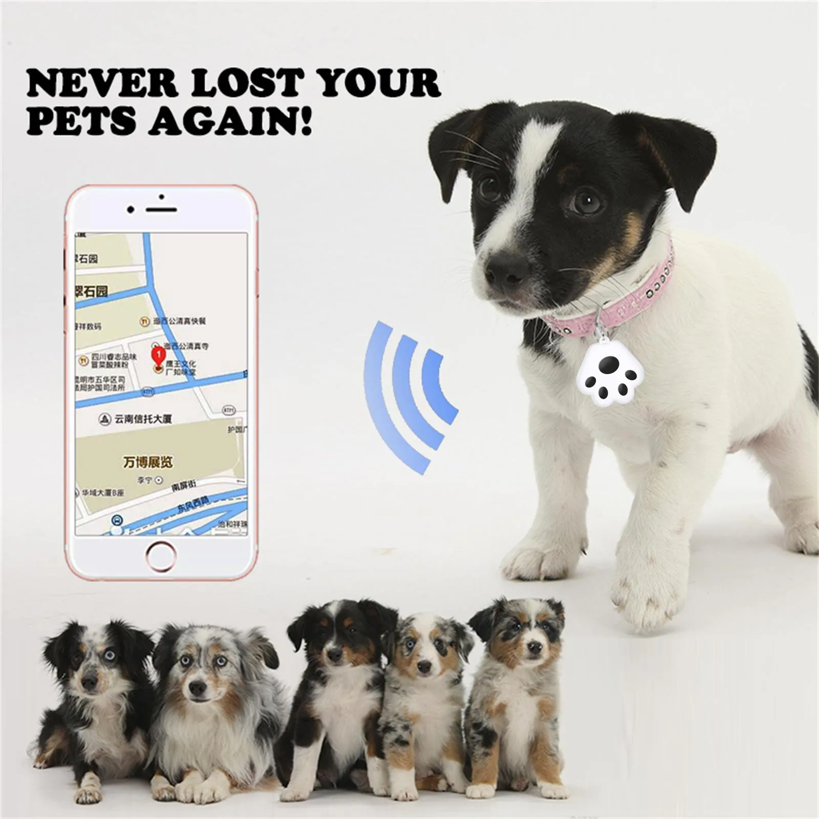 Gps Trackers Cat Dog Mini Tracking Loss Prevention Waterproof Device Tools Pet Gps For Dog Locator Mini Rastreador Traceurs ring security system keypad