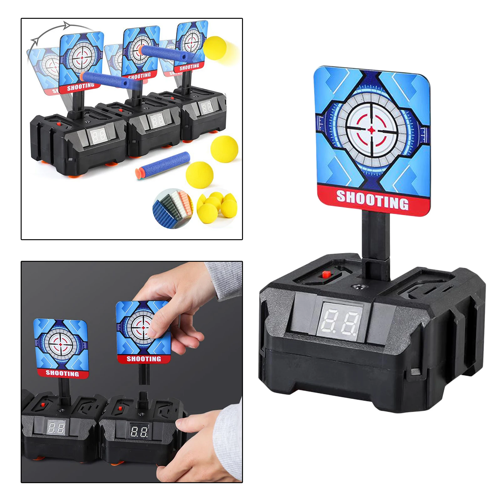 Electronic Digital Target with Wonderful Light Sound Effect for Accessories Electronic Digital Target with Wonderful Light Sound Effect for Accessories