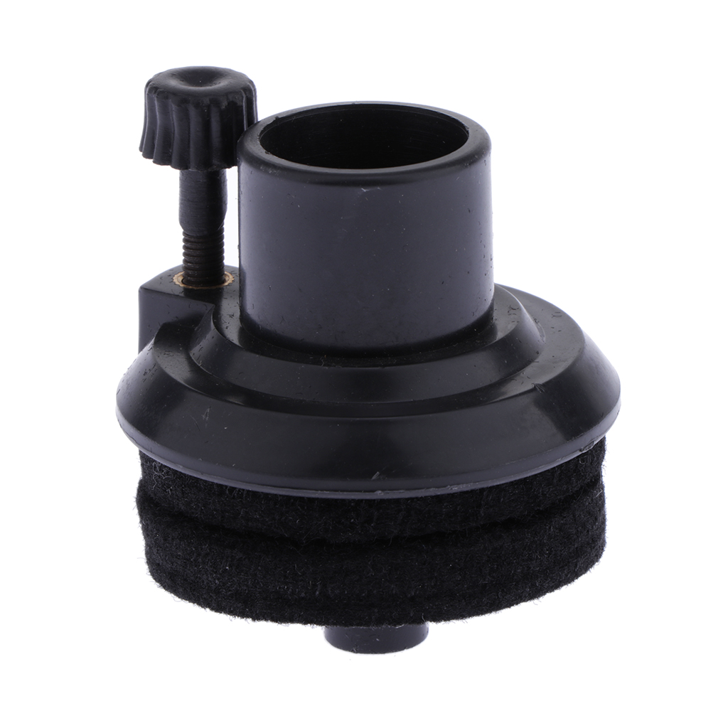 Durable 22mm Hi Hat Stand Cymbal Seat Plastic with Felt Cymbal Mount Part, Black