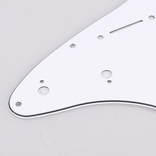 Left Hand PVC Guitar Pickguard Scratch Plate 3 Ply 11 Hole For  SSH