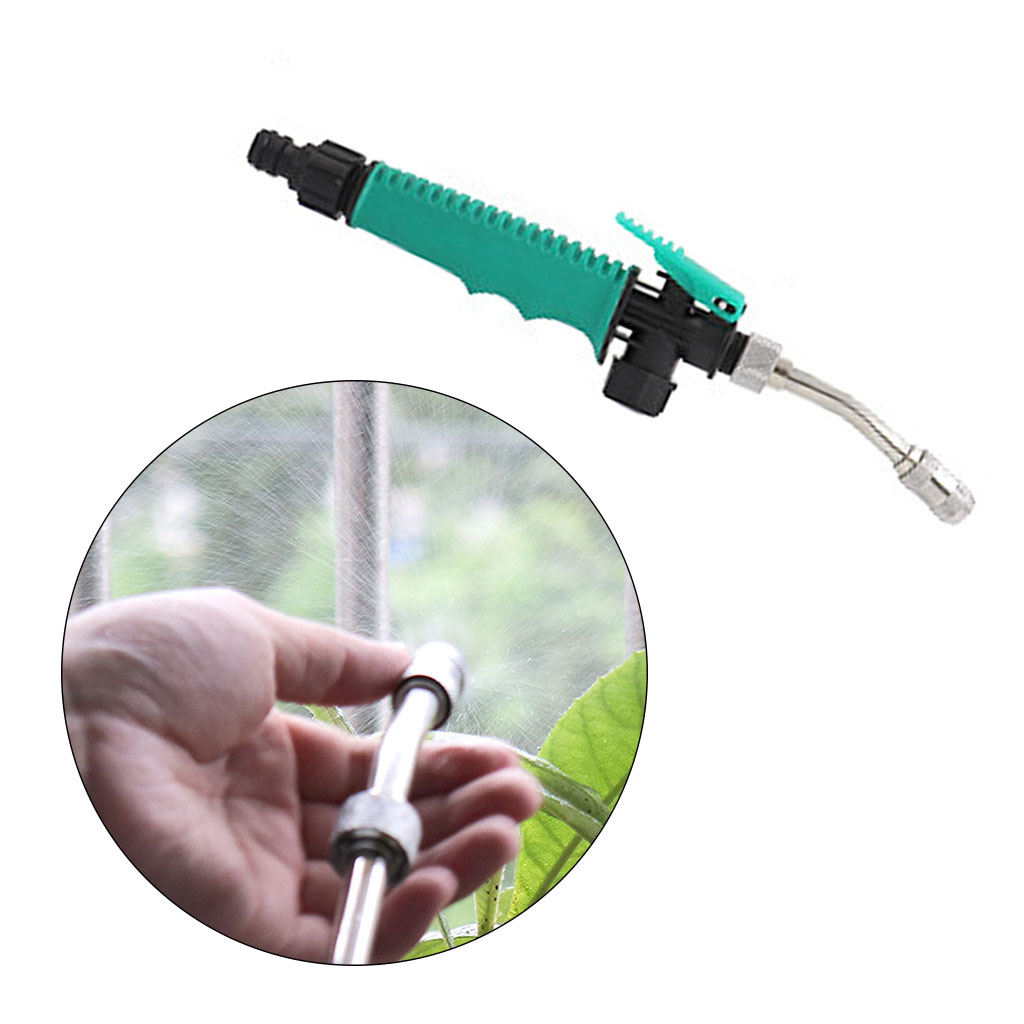 High Pressure Garden Hose Water Sprayer Wand Water Spray Nozzle Sprayer with Pivoting Head for Watering Flowers Car Washing
