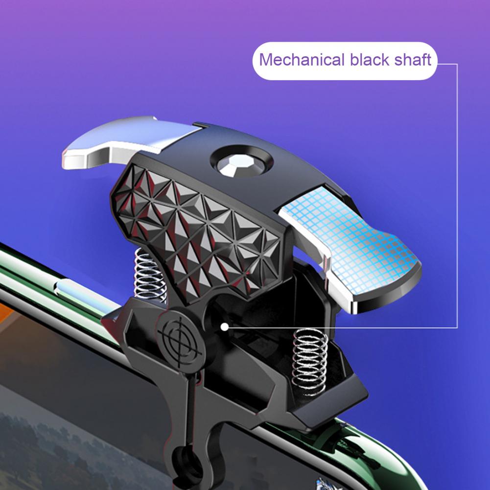 Ozkak Trigger Mobile PUBG - Gâchette Tir Rapide 6 Niveaux - 48 Coups/Seconde - Compatible Android/iOS