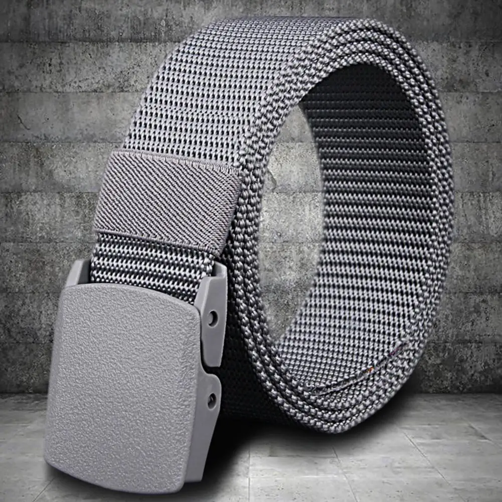 work belts for men Fashion Men Belt Solid Color Adjustable Exquisite Buckle Men Lightweight All Match Clothes Accessories Waist Belt Daily Wear mens red belt