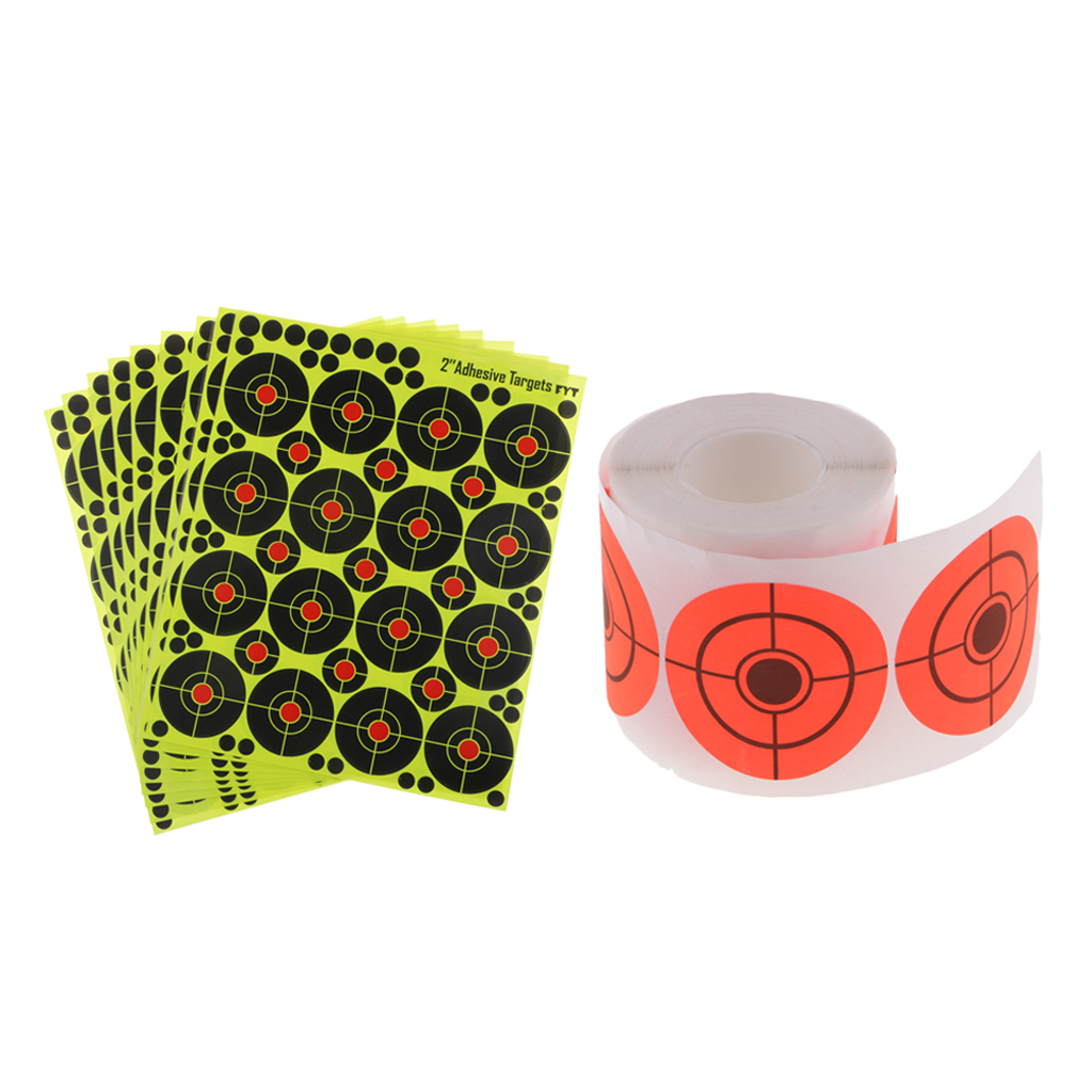 410pcs Paper Target Self-adhesive Archery Shooting Target Stickers for Hunting Archery Arrow Training Shoot Accessories