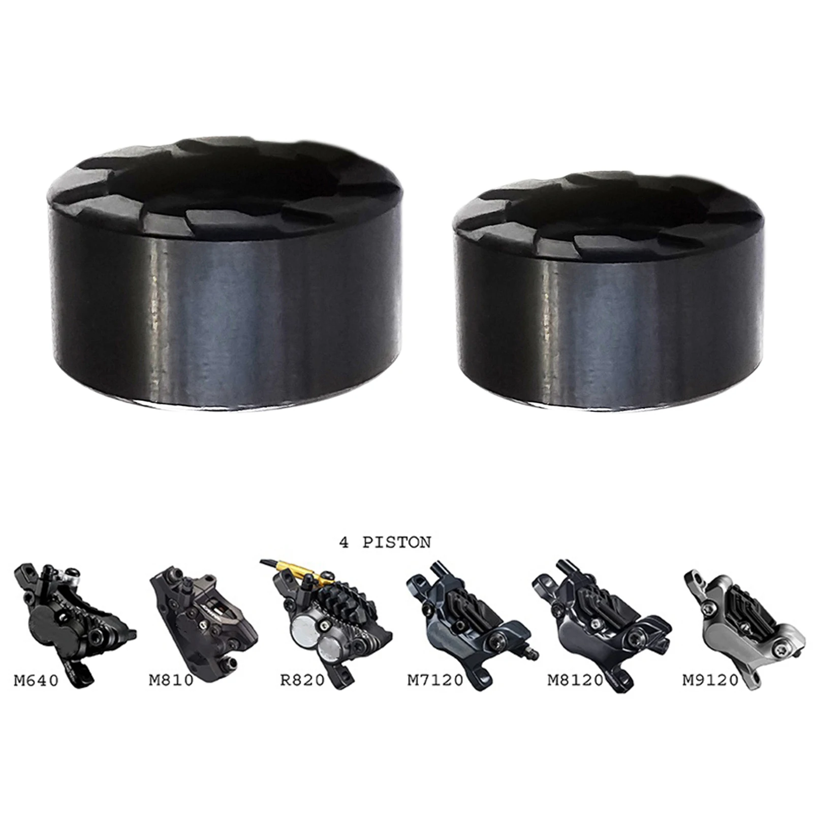 Bike Brake Caliper Piston Heat Dissipation Hydraulic Disc Brake Repair Pistons Kit for Shimano M640-M9120