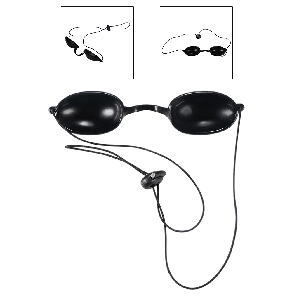 Eyeshields Flexible Tanning Bed Goggles Eye Protection Black Eyeshield Sticker Tanning Goggles Bed Bulbs Lamps Googles