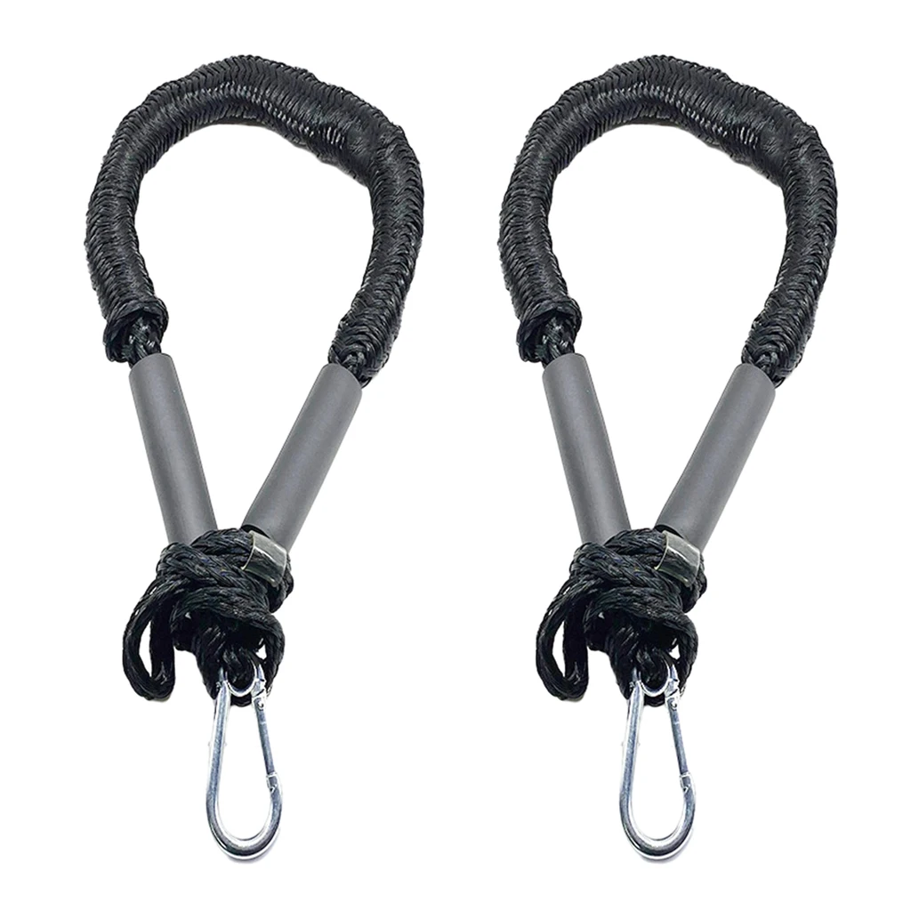 2Pcs 4FT Bungee Dock Line Boat Mooring Rope For , Kayak, Pontoon, Canoe, Power Boat Accessories