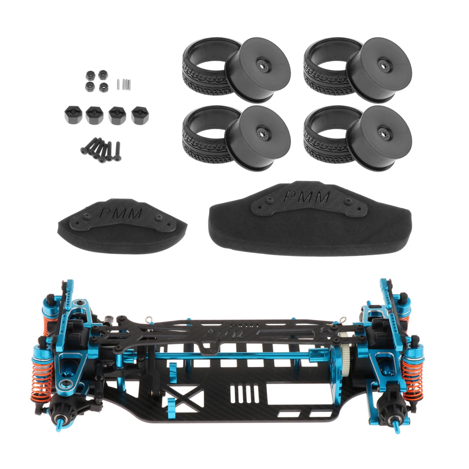 257mm RC Wheelbase Chassis Frame for  Model 1/10 Scale Car Parts