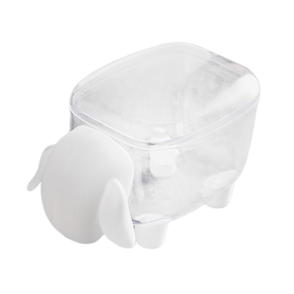 Nordic Style Clear Storage Box Organizer With Lid Sheep/Elephant F/bar KTV