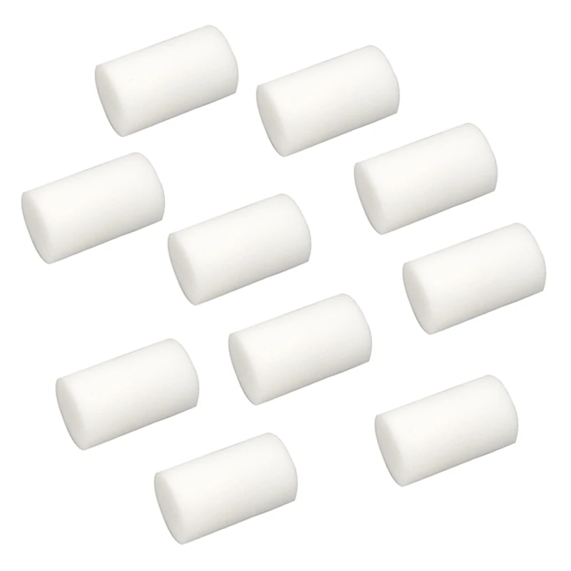 Set of 10 6cm Wall Paint Roller Foam Covers Refills High Density White