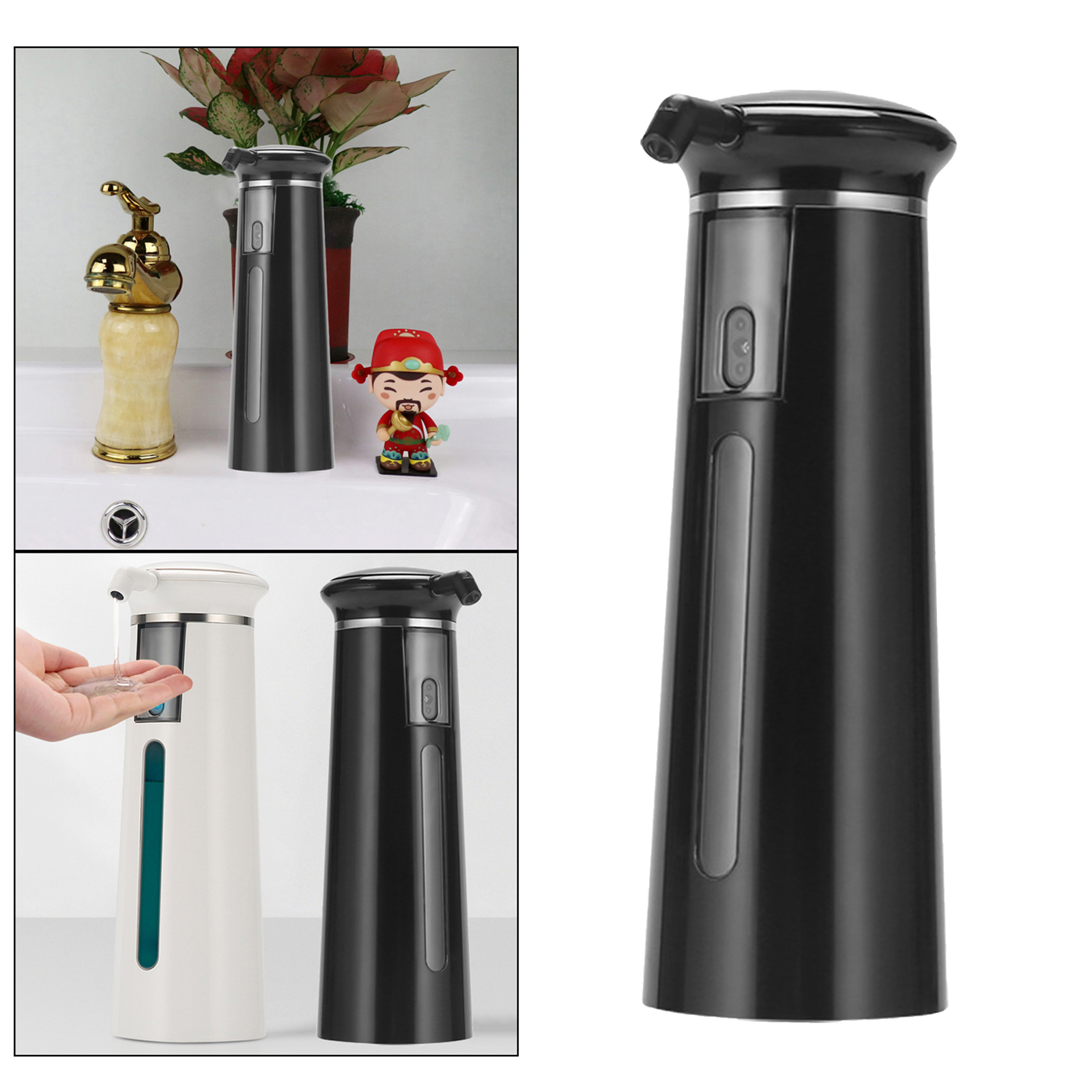 Touchless Auto-Sensing Liquid Soap Dispenser Battery Operated, with Human Motion Sensor