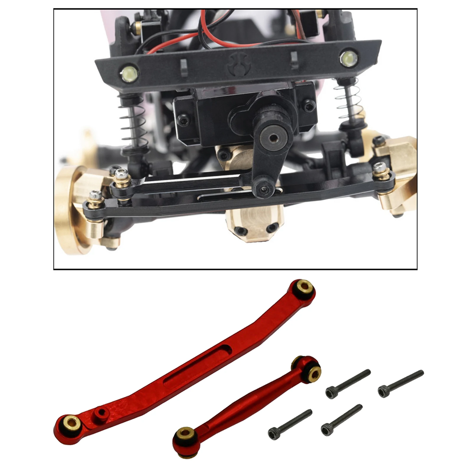 Steering Rod Links Linkage for Axial SCX24 AXI00002 AXI90081 RC Car Parts