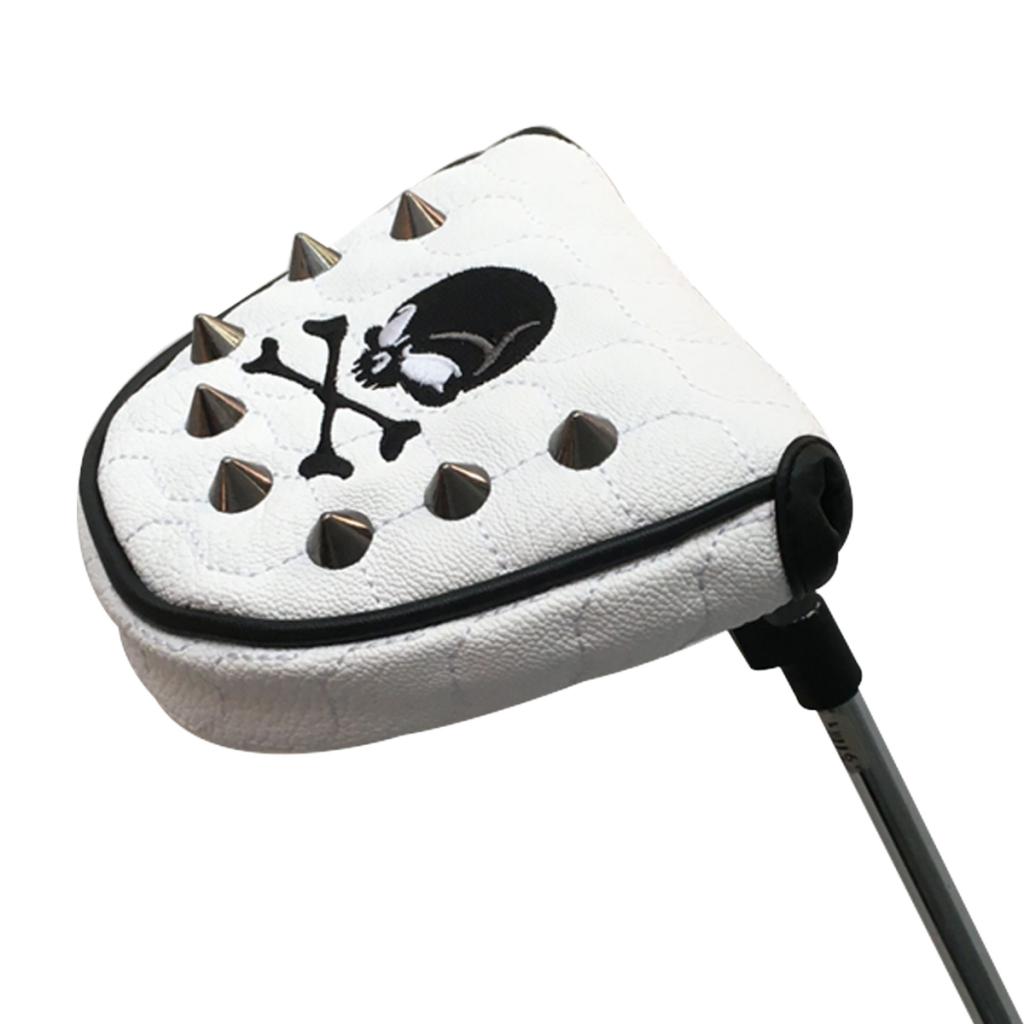 Golf Putter Headcovers - Universal fits both Blades and Mallets - Compact & Durable