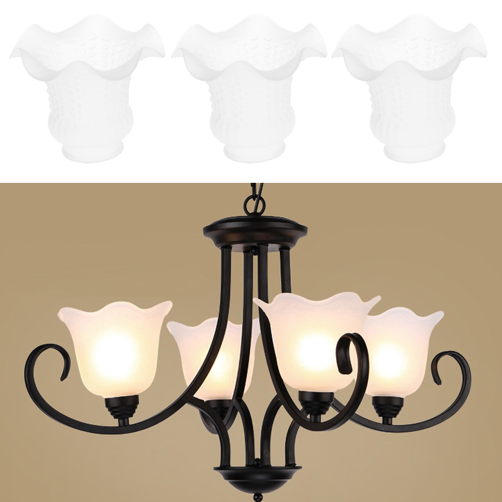 Teto Fan Light Chandelier, Wall Sconce, Abajur, 3pcs