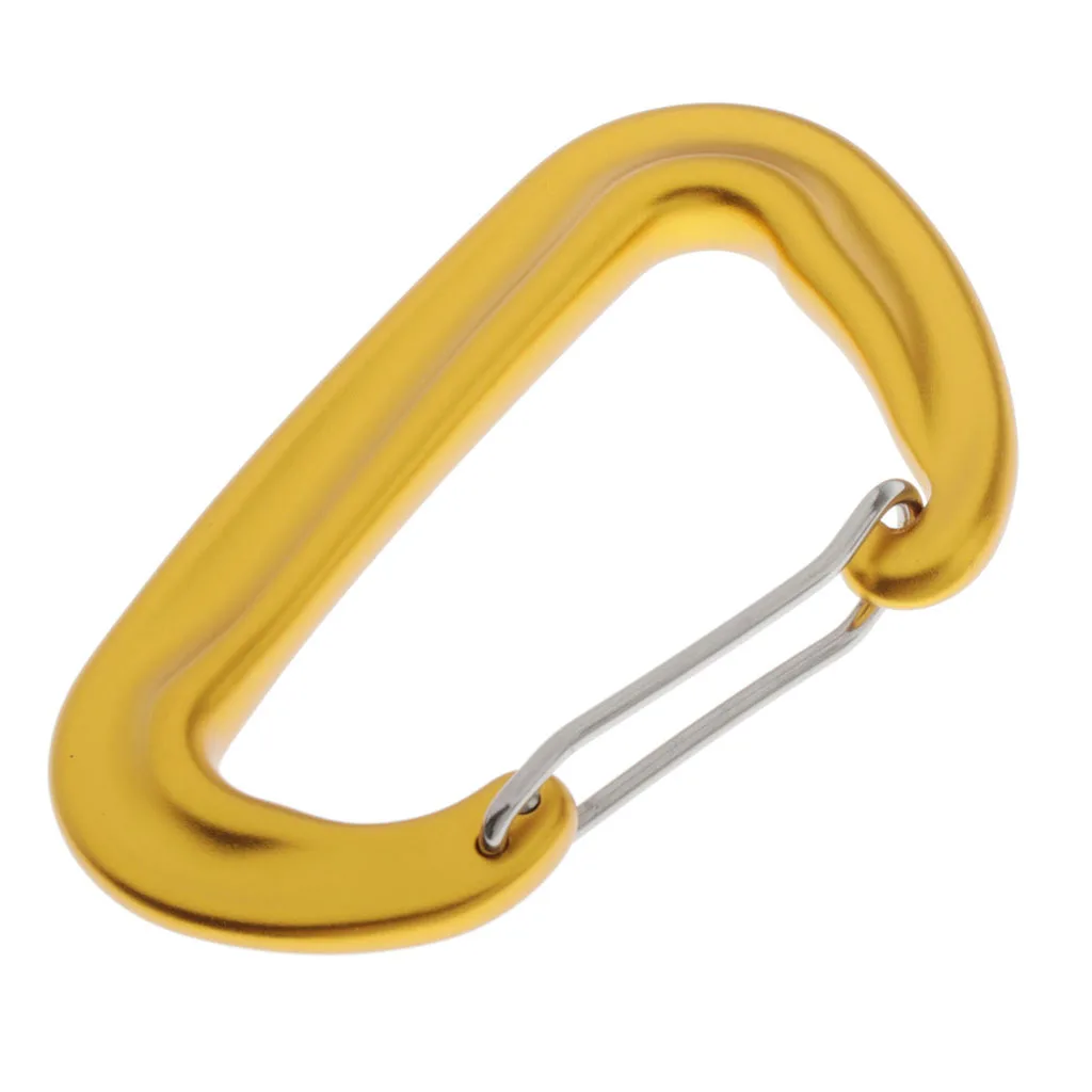 7075 Aluminum Carabiner Durable Screw Gate Hooks Clip for Outdoor Hiking