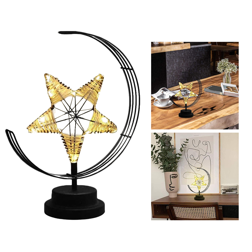 Lâmpada de Mesa Lâmpada de Escritório com Porta Lâmpada de Leitura Usb para Sala de Estar Escritório Led 10 Luzes e Iluminação