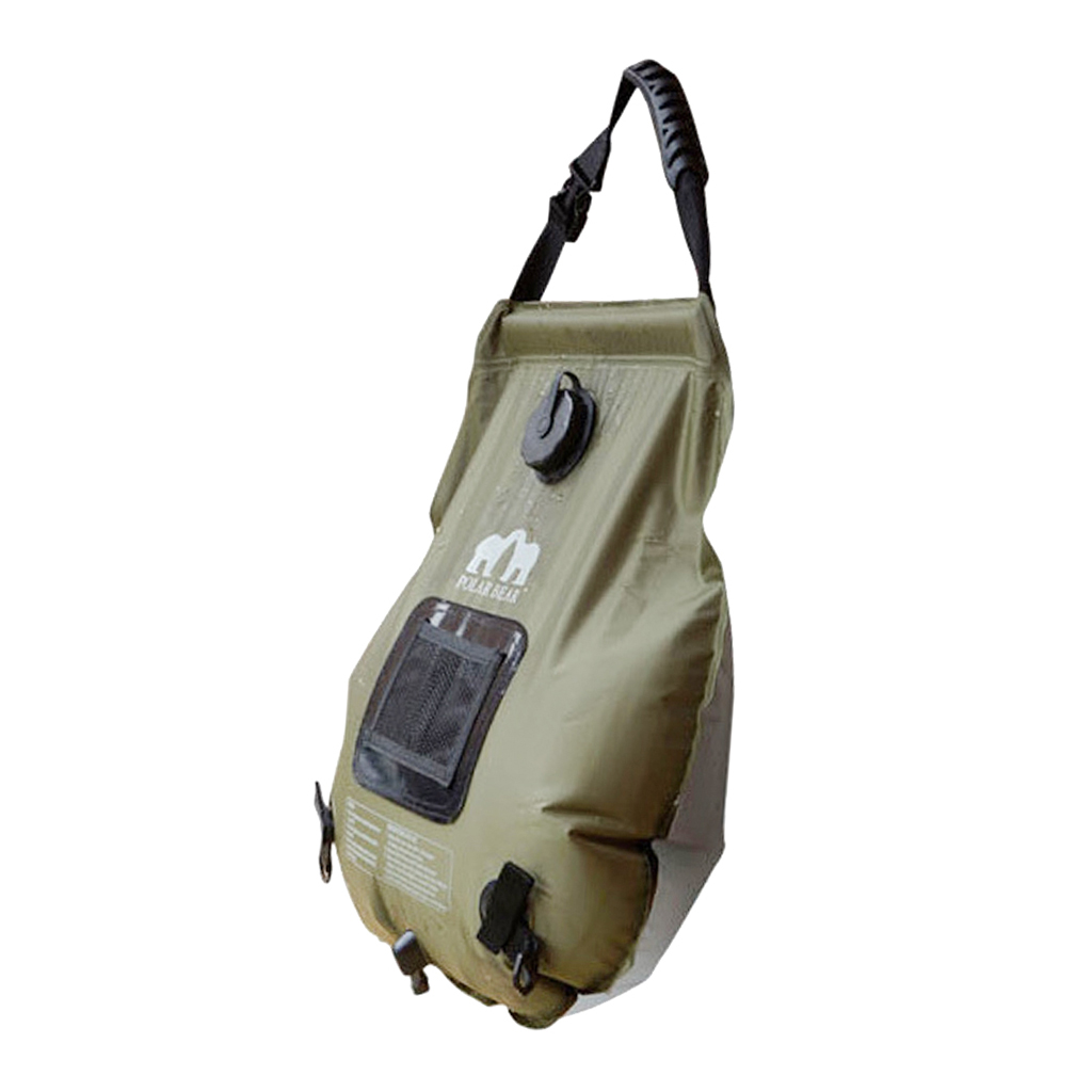 Outdoor 20L Solar Self-heating Camping Shower Bag Pvc Portable Water Pipe