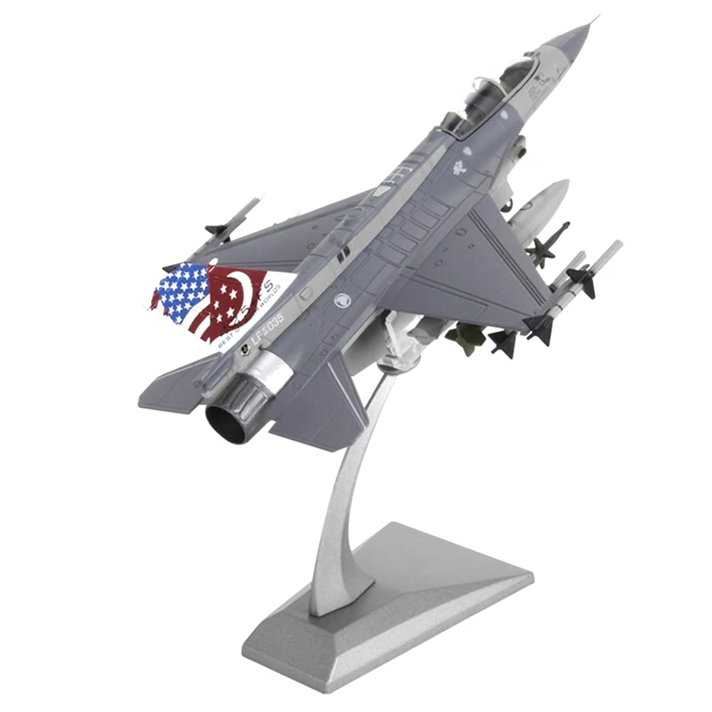 1:72 F16 Fighting Falcon Toy Model Diecast Jet Planes Model Table Desk Accs