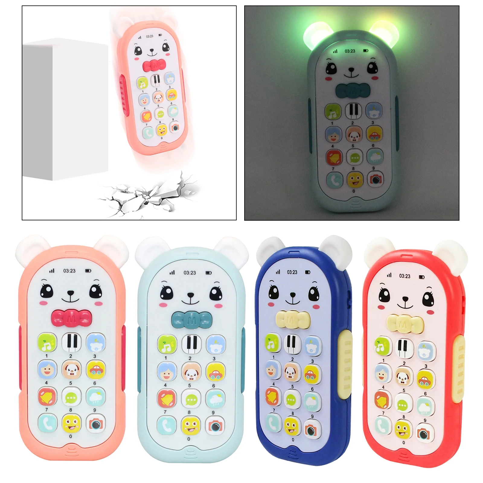 Baby Phone Toy Mobile Telephone Early Educational Learning Machine Kids Gifts