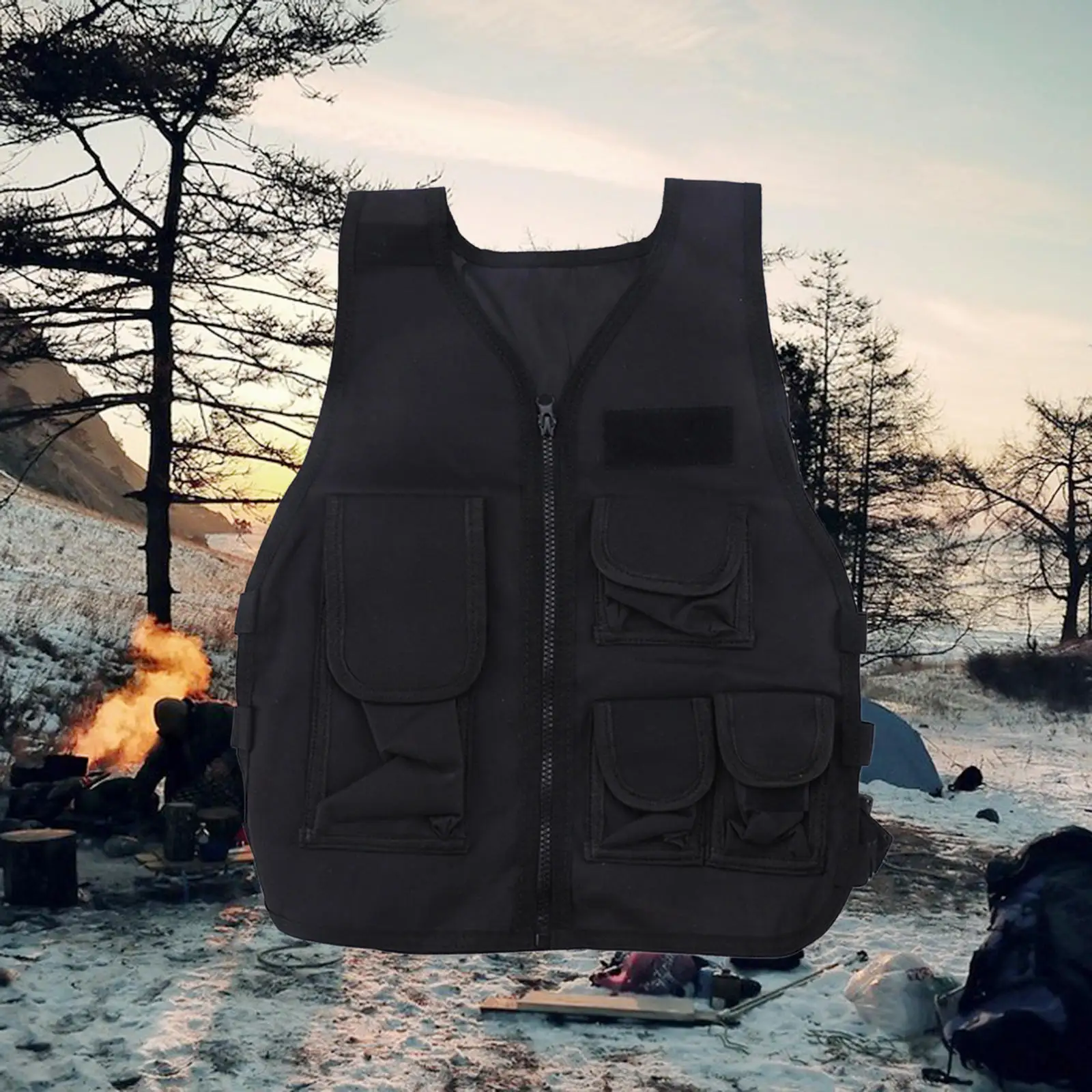 Kids Tactical Vest Children Combat Waistcoat for Boys Girls Outdoor CS Gaming Camping Hunting Teens  Vest Clothing
