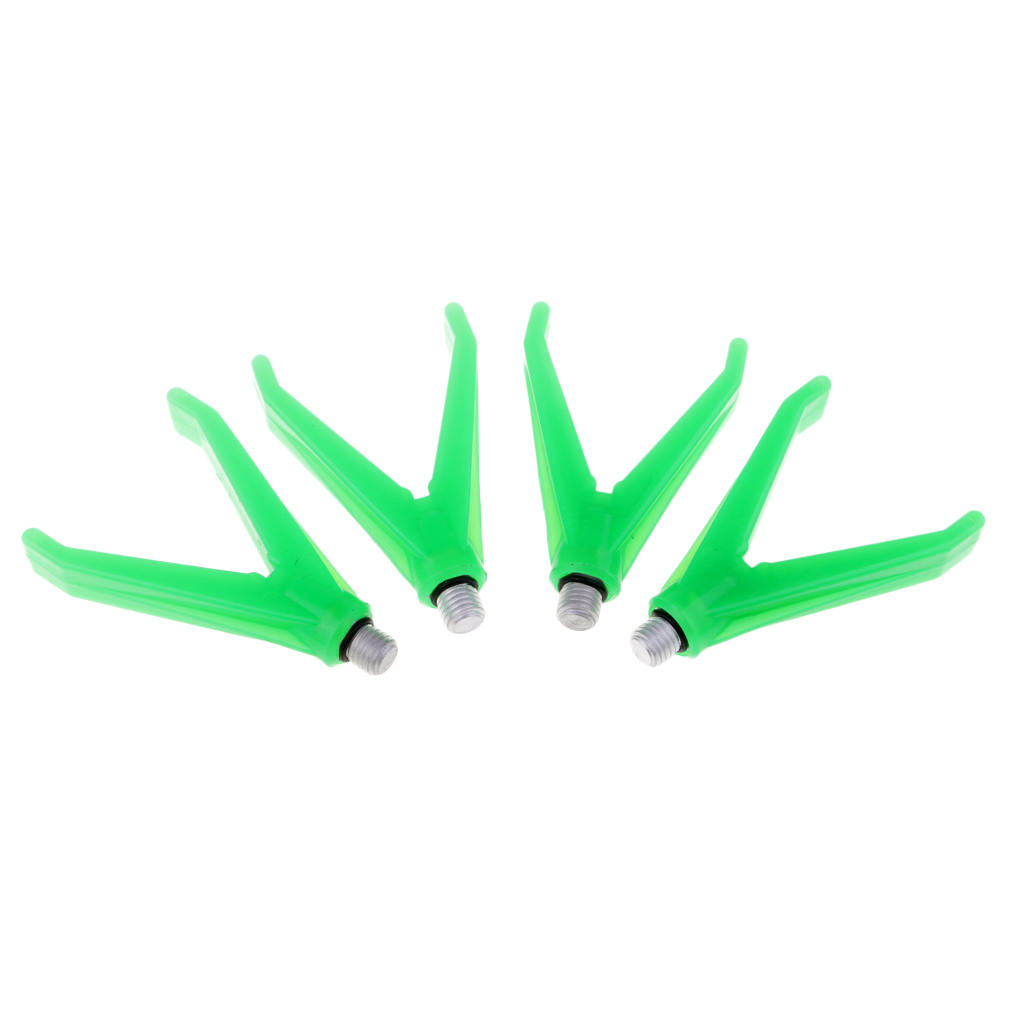4pcs Fishing Rod Holder Butt Rest Head for Rod /Bank Sticks/Buzz Bars,
