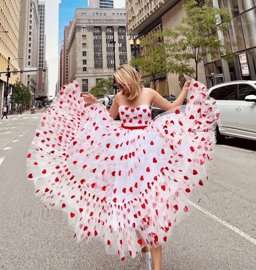 malha pura vestido longo moda amor coração