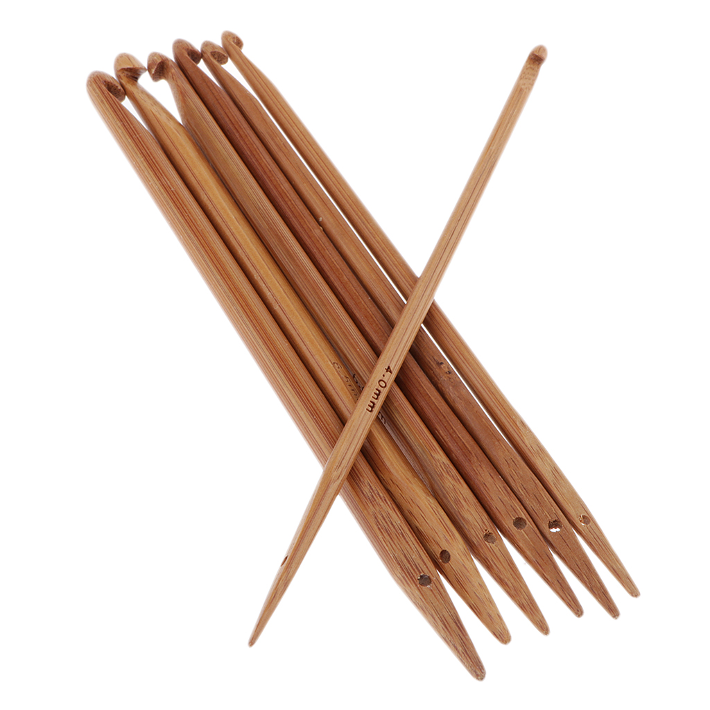 7 PCS Bamboo Knitting Needles Double Pointed Set (4.0mm To 7.0mm)