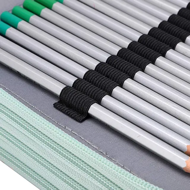 FeiraDeVaidade Colored Pencil Case - 200 Slots Pencil Holder With