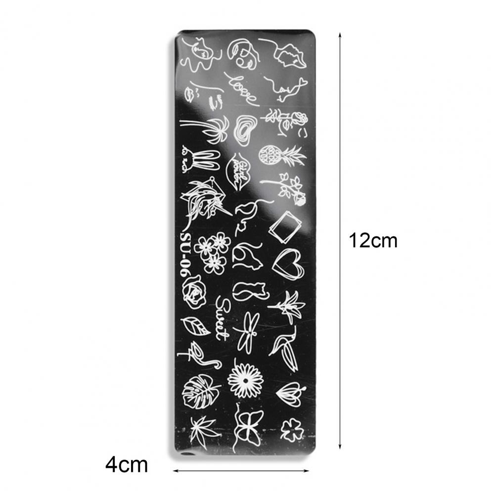 Nail Stamping Plates Human Face Design Multiple Pictures Solid Manicure Art Stainless Steel Printing Plate for Girl Nail Stamping Plates Human Face Design Multiple Pictures Solid Manicure Art Stainless Steel Printing Plate for Girl