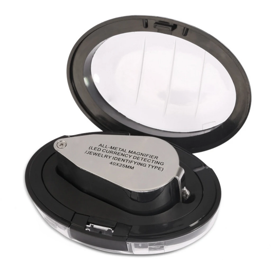 40X 25mm Glass Magnifying Magnifier Jeweler Design Repair Loupe Loop