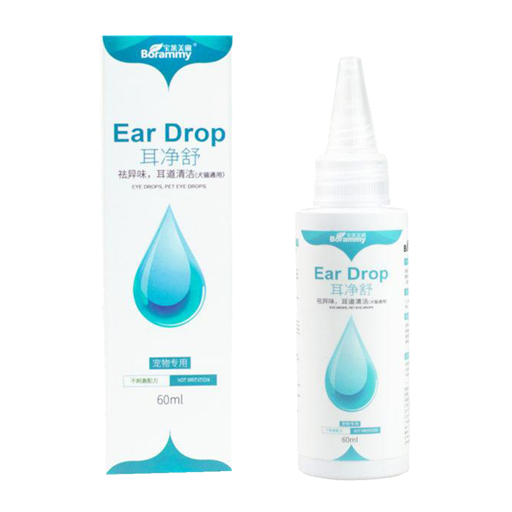 Dog Ear Cleaner Natural Pet Ear Drops Odor  Wash Pet Ear Wax Remove