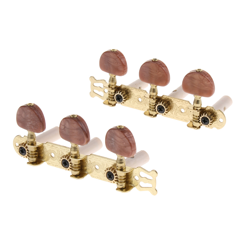 2pcs Guitar String Button Tuning Peg Machine Heads for Guitar Replacements
