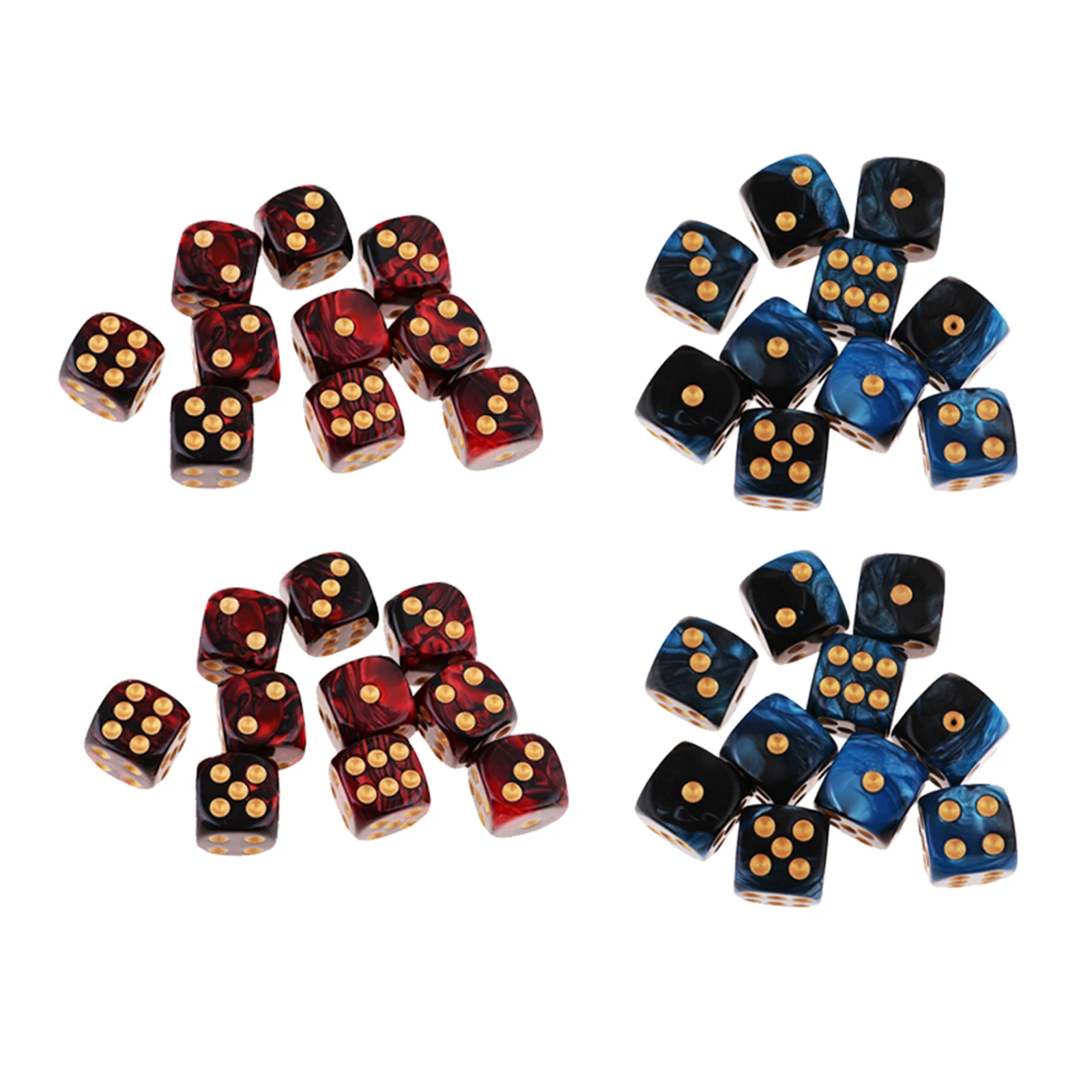 20 pack of 6-sided Game Dice 16mm Dice for Board Games and Teaching Math 