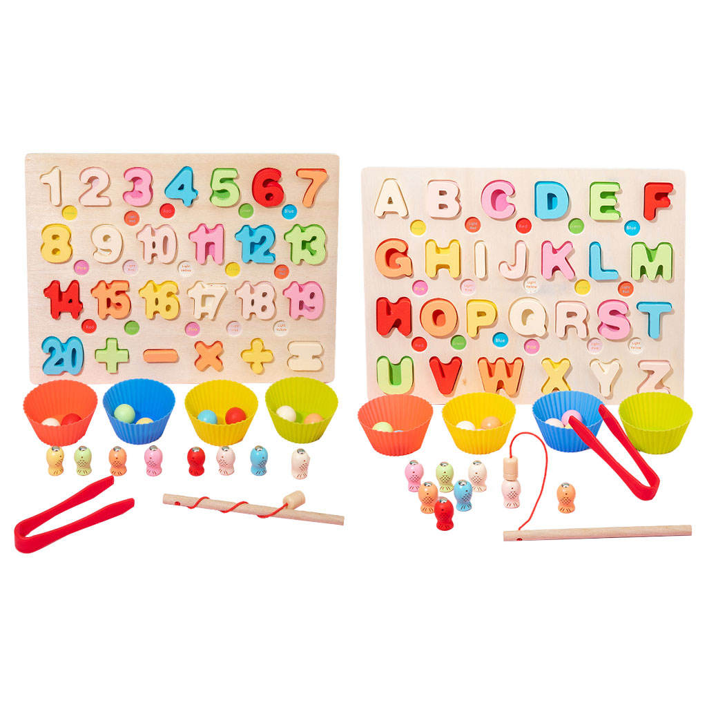Wooden Math Toy Brain Teaser Early Developmental Clip Beads Toys Counting Toy Preschool Toy Xmas Gifts